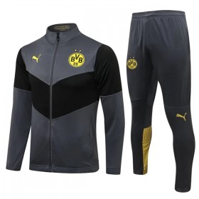 BVB Borussia Dortmund Dark Chaqueta De Entrenamiento Trajes 2022/23 Gris - Hombre